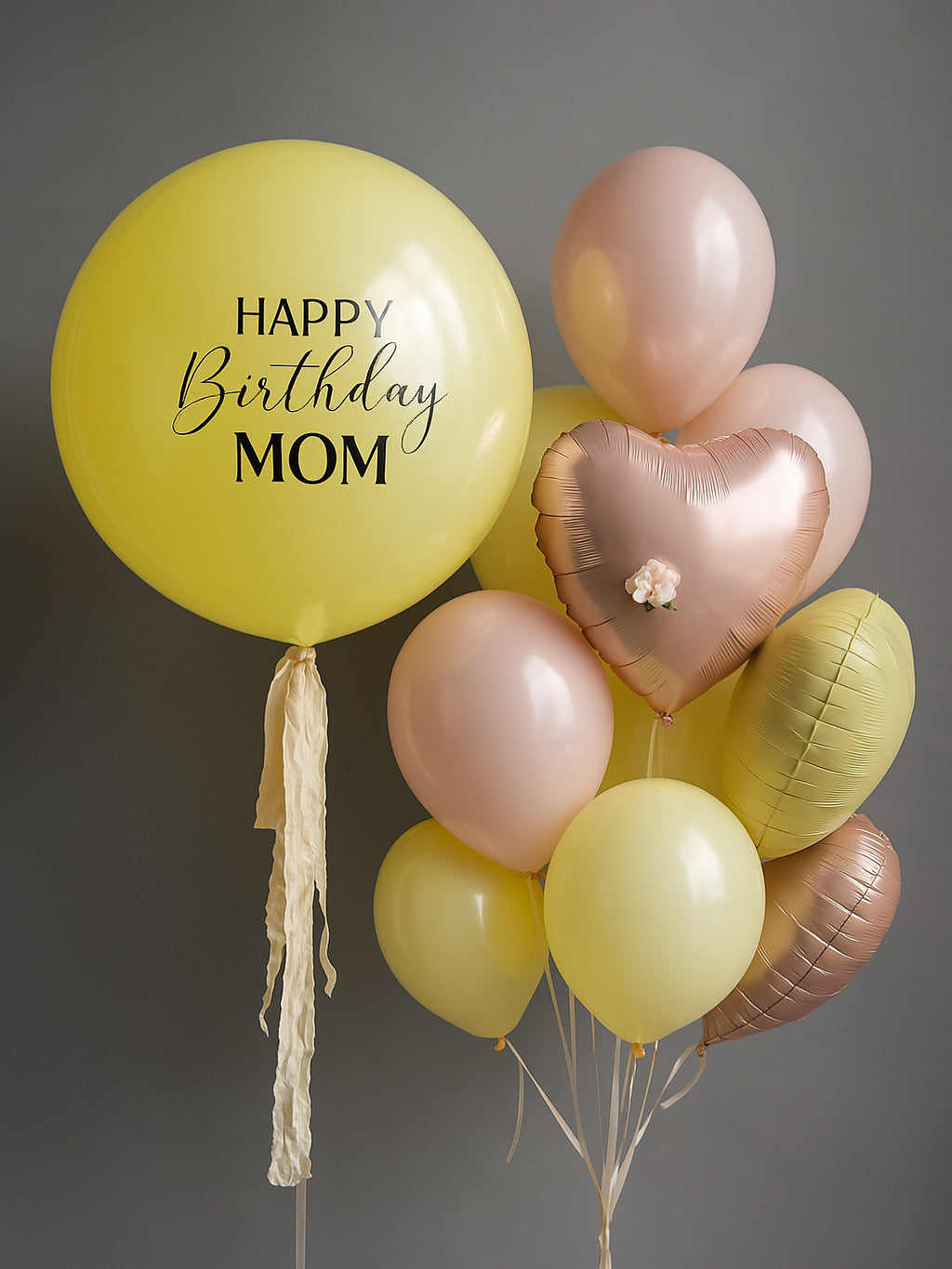 Blush & Lemon Balloon Set