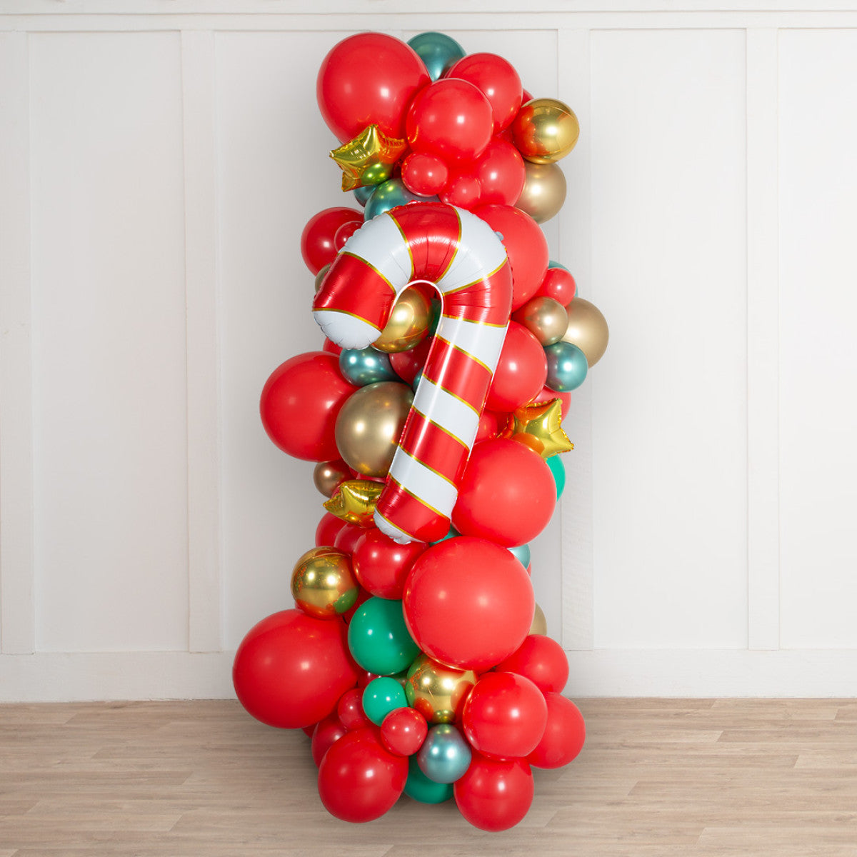 Christmas Merry & Bright Balloon Column