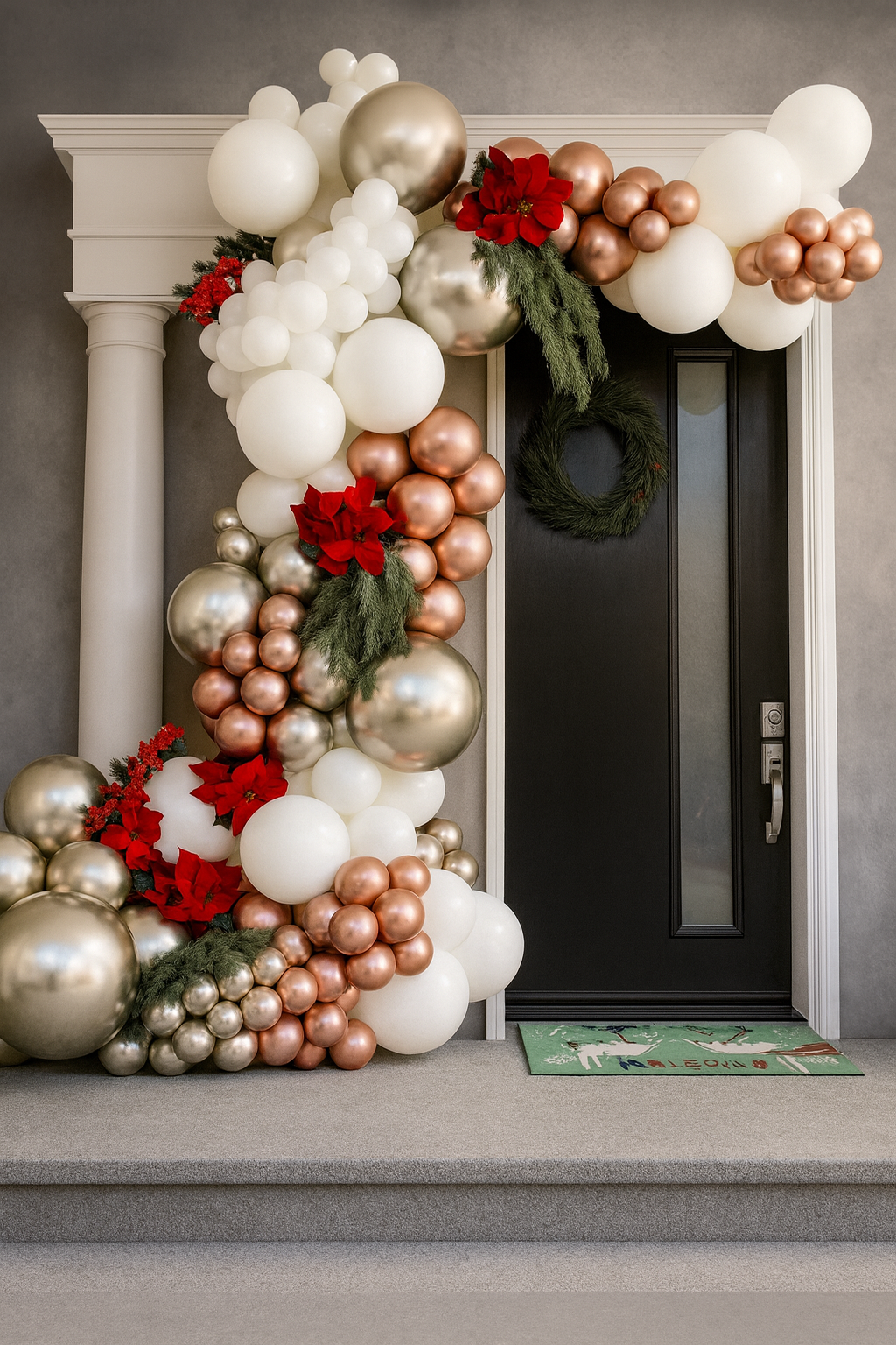 Winter Luxe Balloon Garland