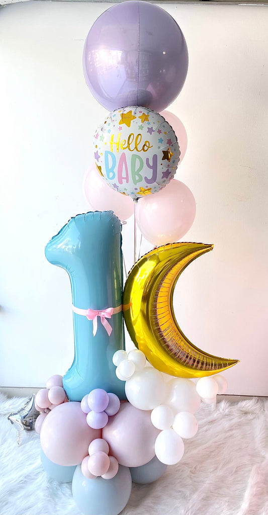 Baby Moon Bouquet - Customize for Girl or Boy