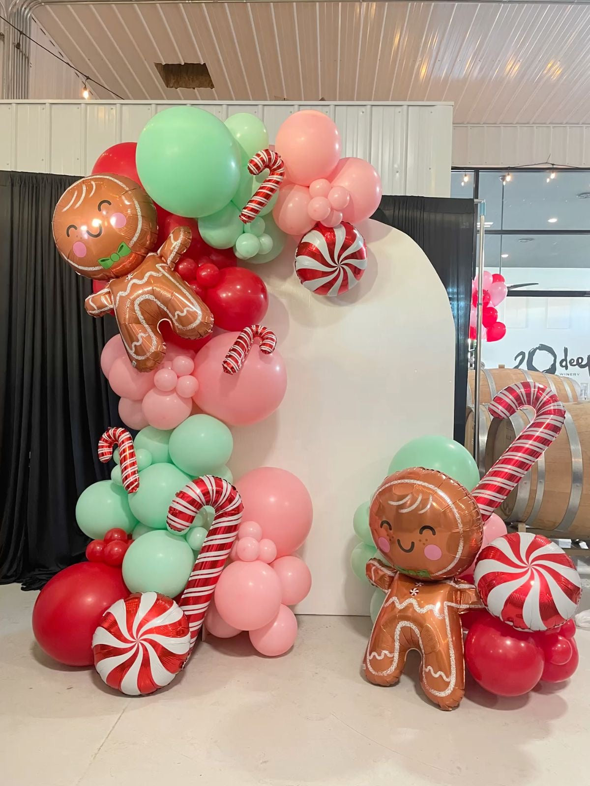 Gingerbread Candyland Backdrop