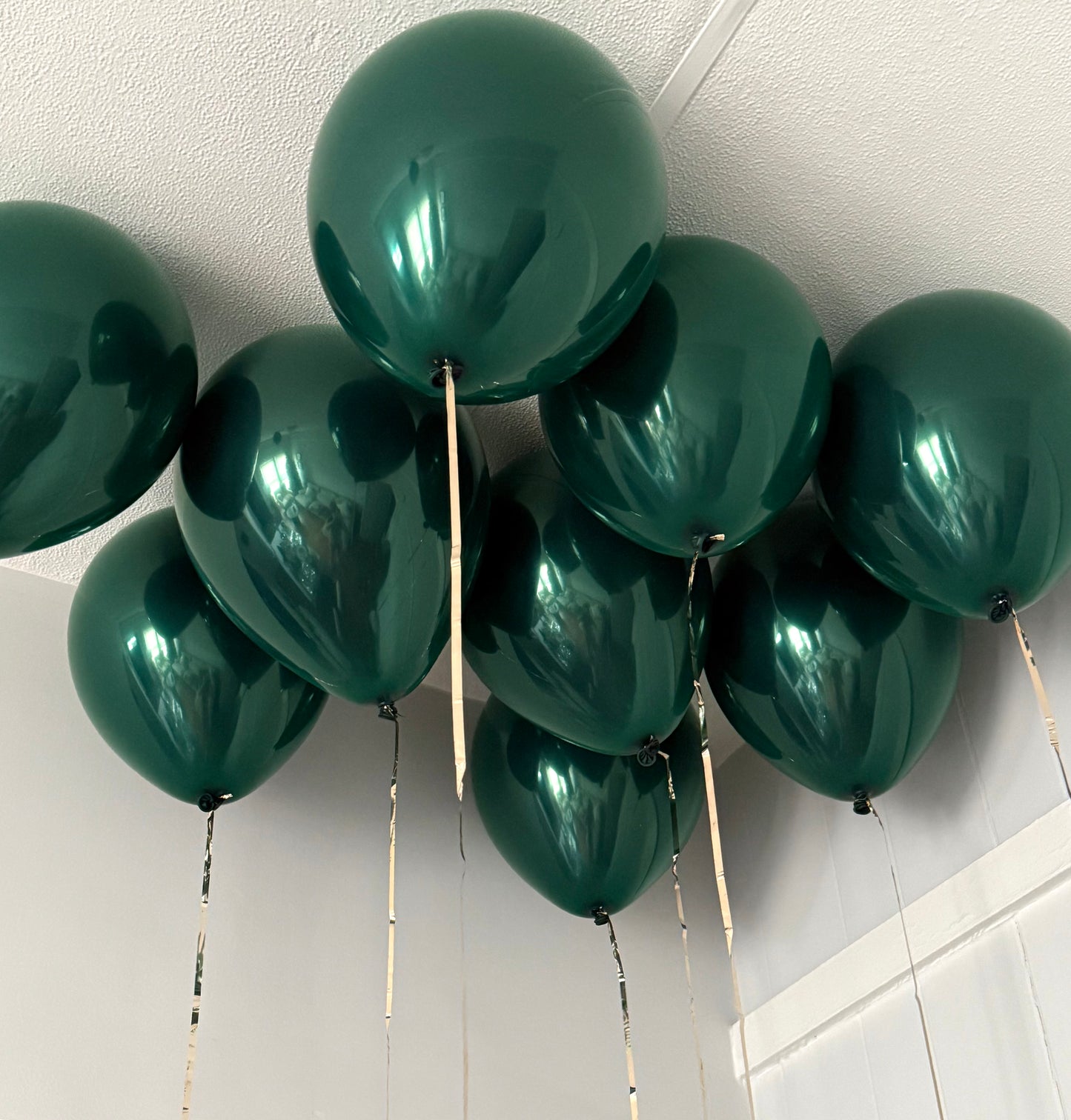 Emerald Ceiling Balloons