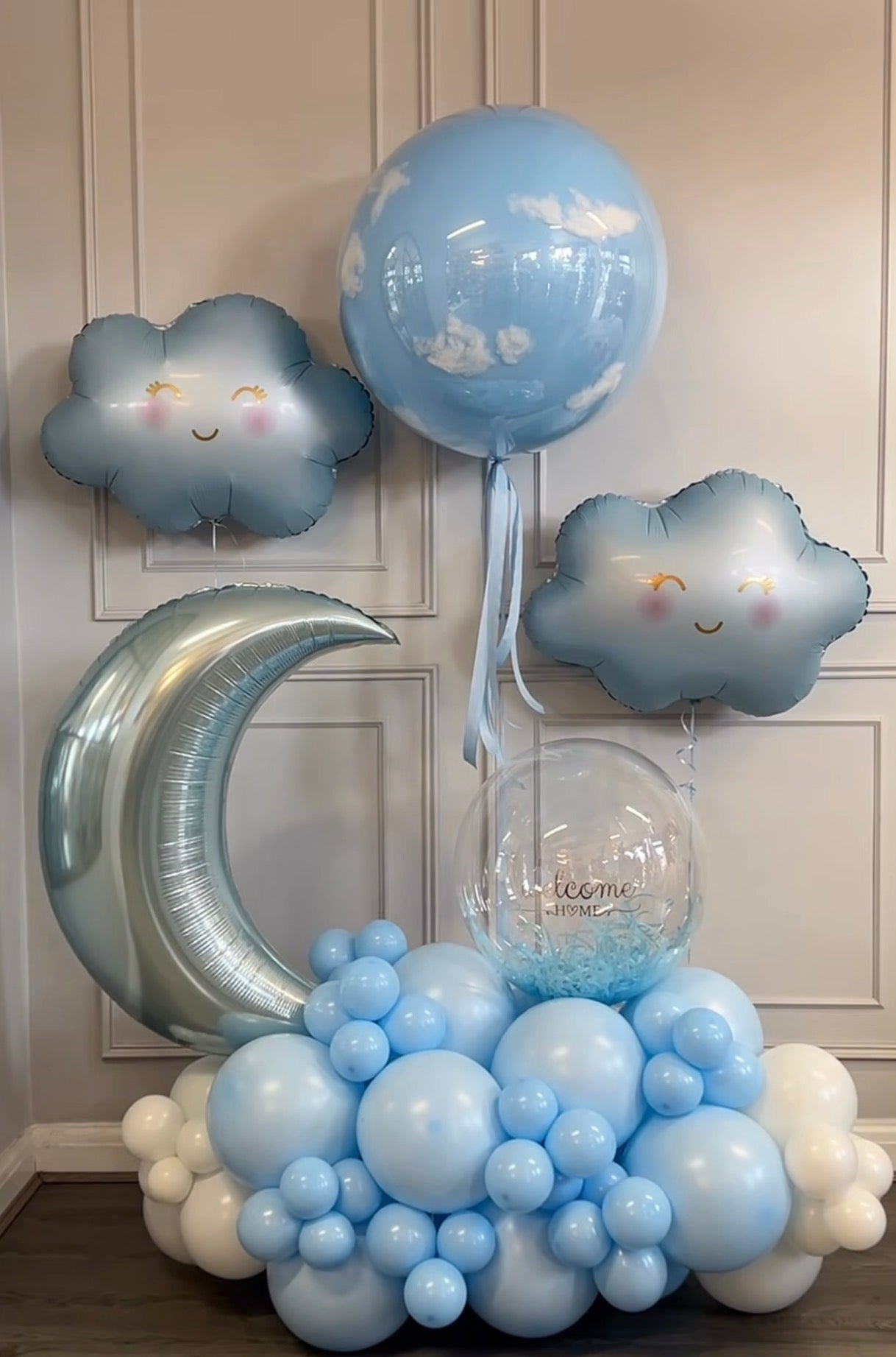 Baby Skies - Balloon Bouquet