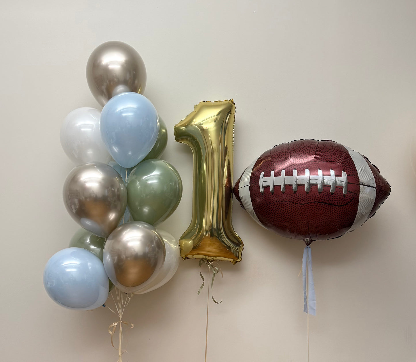 First Down Birthday Balloon Set