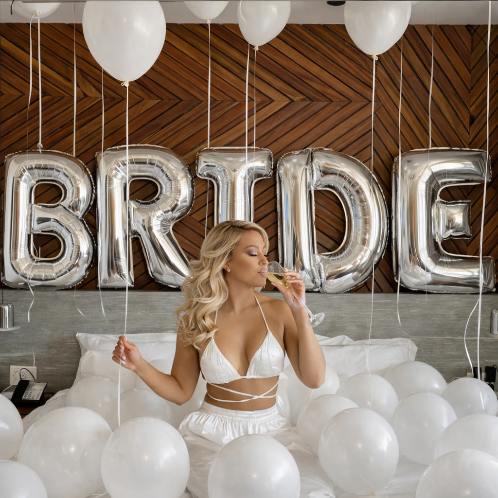 Bachelorette White Party Room Set