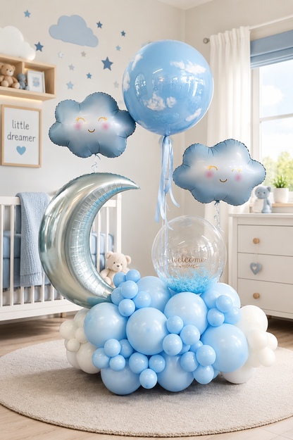 Baby Skies - Balloon Bouquet