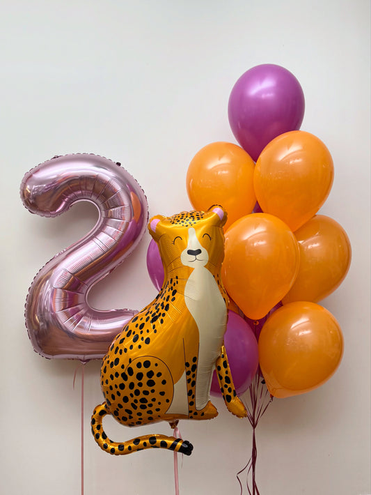 Wild & Playful Cheetah Balloon Set