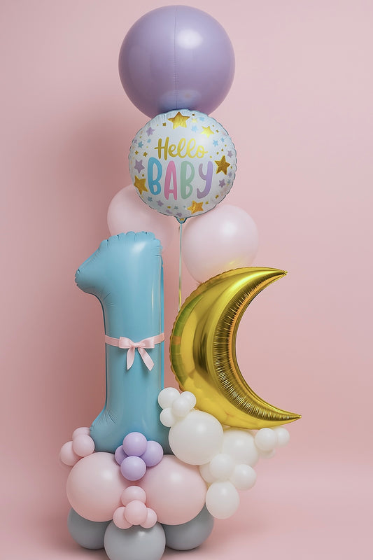 Baby Moon Bouquet - Customize for Girl or Boy