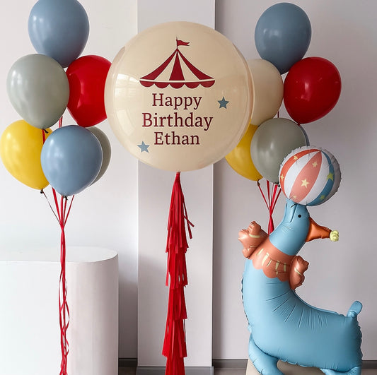 Vintage Circus Balloon Set