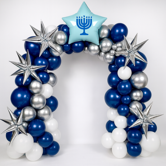 Hanukkah Balloon Arch