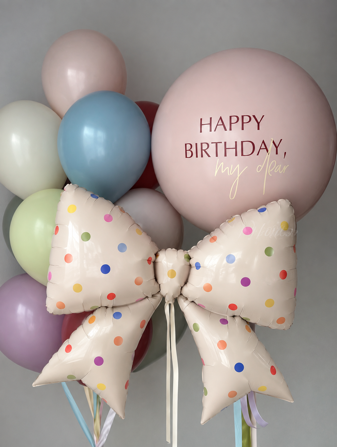Confetti Bow Birthday Set