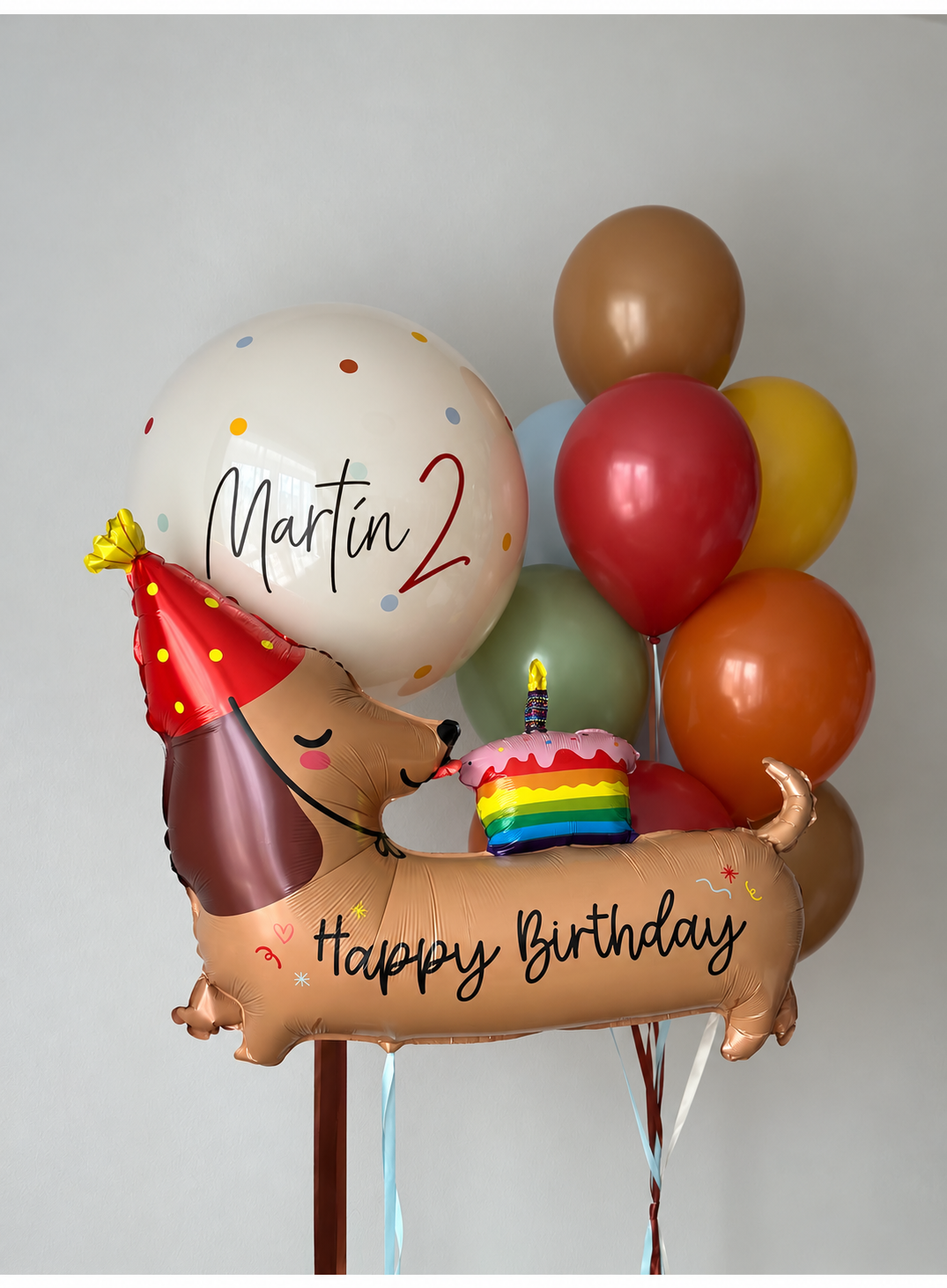 Playful Birthday Pup Balloon Set
