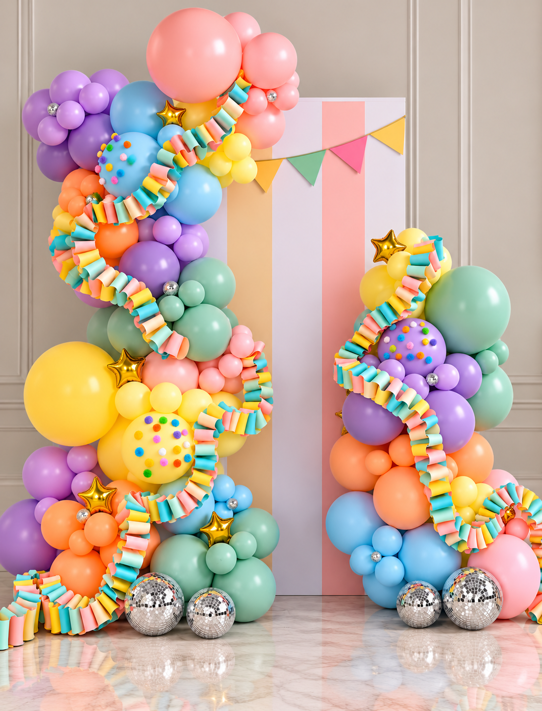 Color Pop Party Backdrop