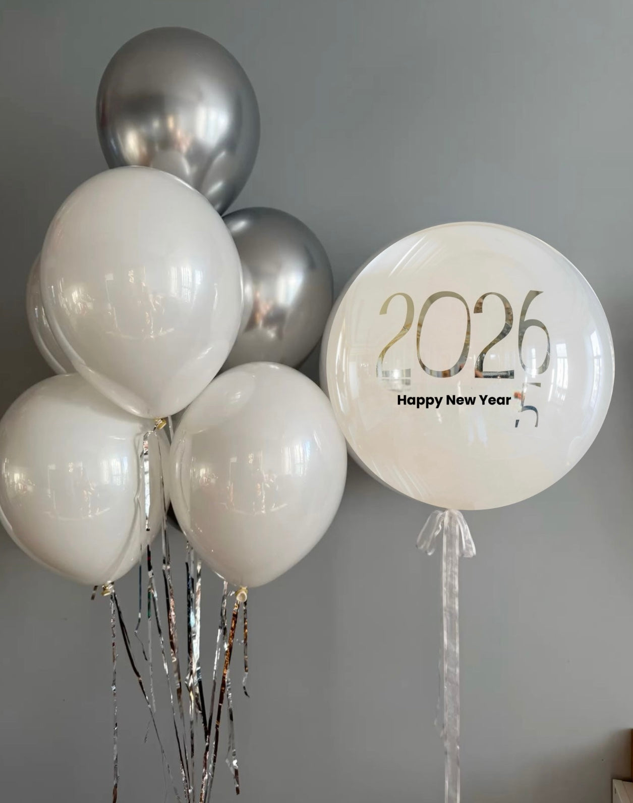 White and Silver Celebration Set