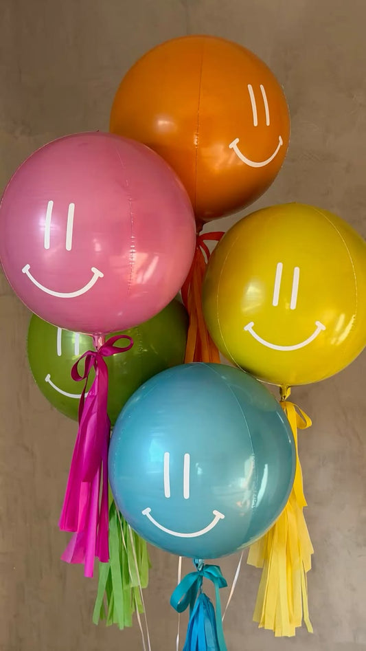 Happy Faces Balloon Bunch