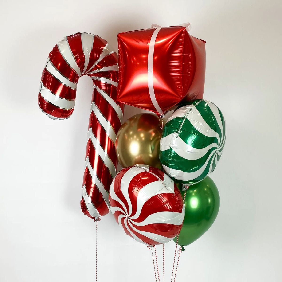 Candy Cane Christmas Balloon Bundle Set