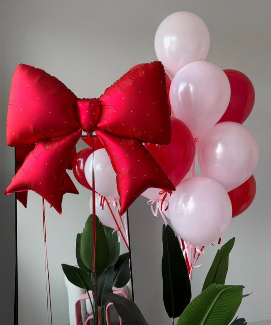 Luxe Bow Balloon Set