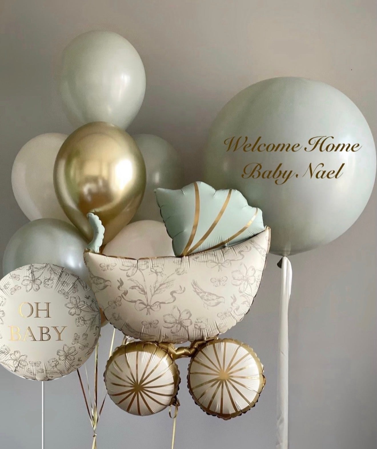 Welcome Home Baby Carriage Set