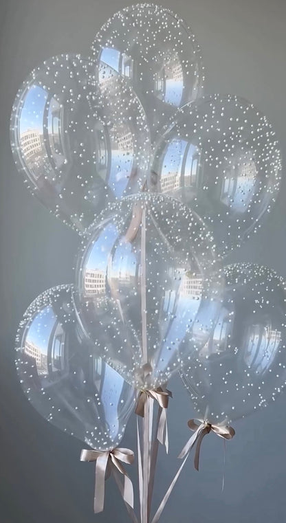 Cream Wedding Day - Balloon Set