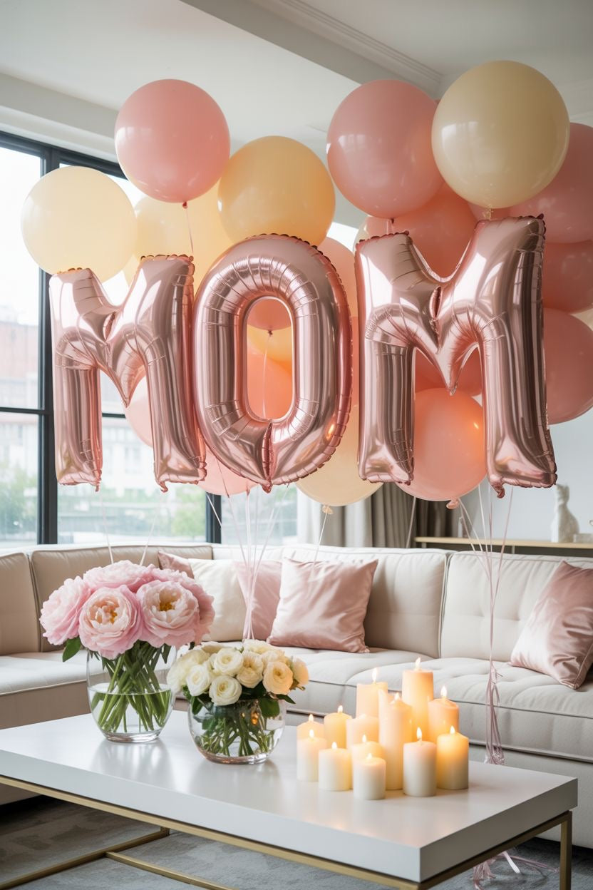 Rose Gold MOM Balloon Experience