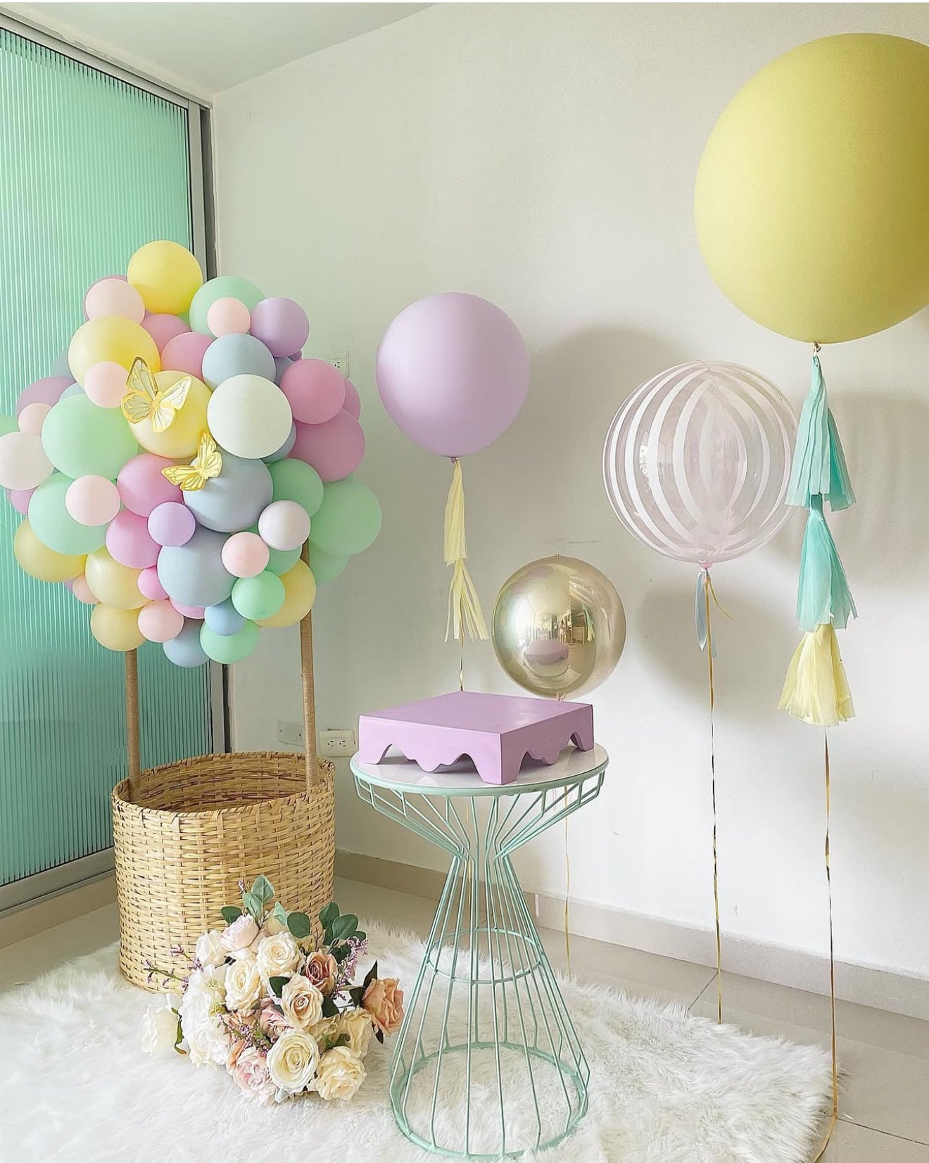 Sweet Adventure Balloon Setup