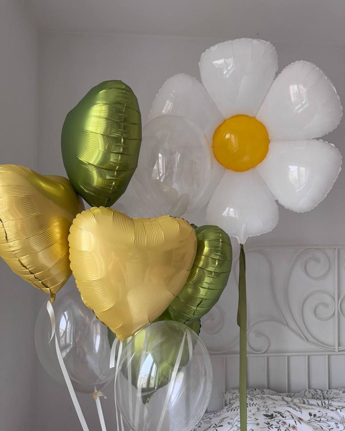 Yellow Daisy Balloon Set