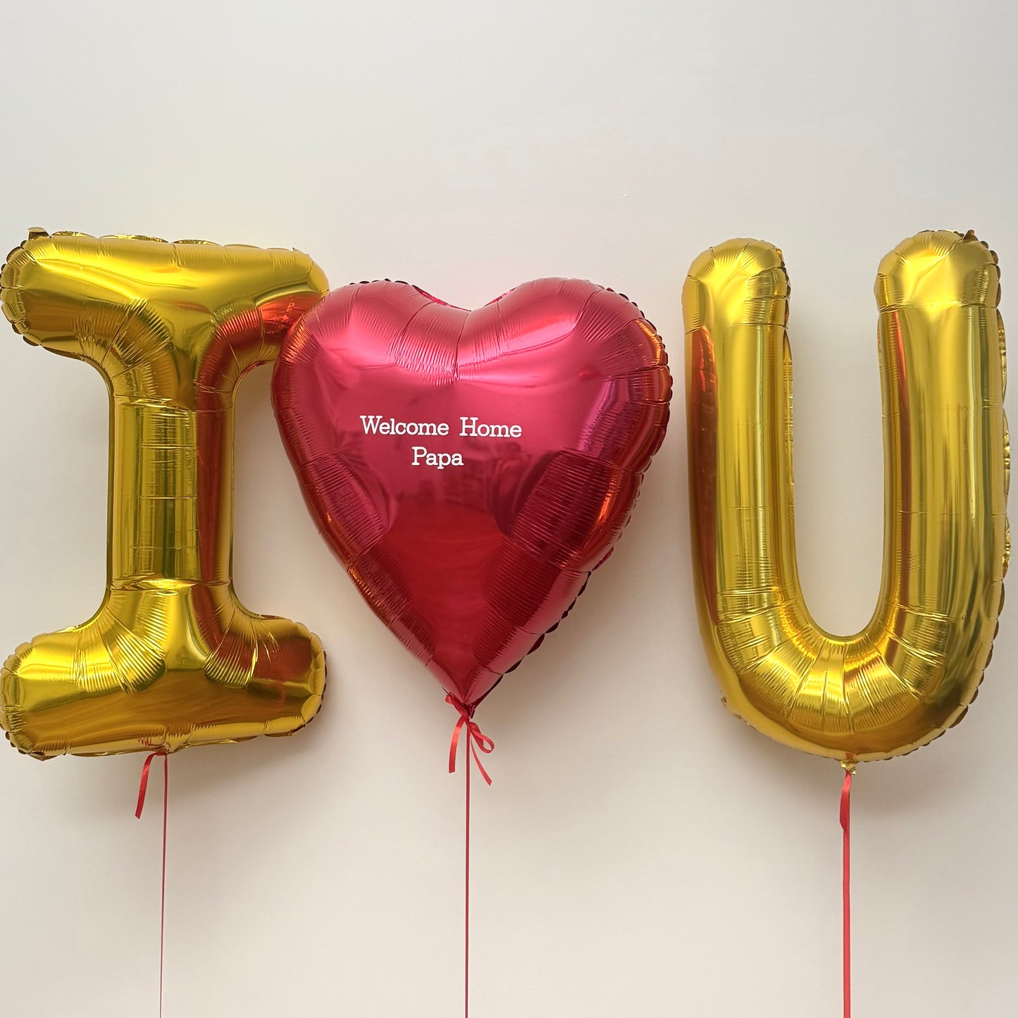 I Love You - Red & Gold (Customized)