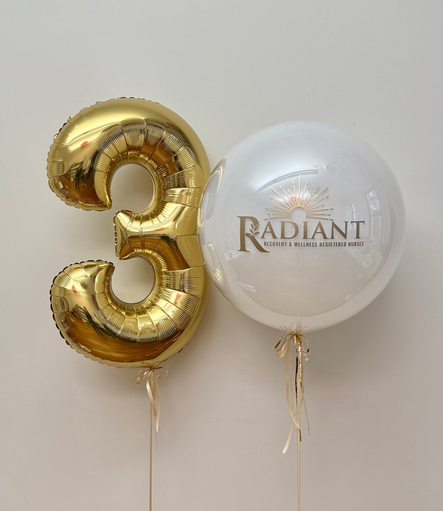 Large Custom Latex Balloon (Single – Monochrome Logo)