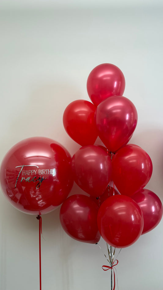 Passion Red Balloons Set
