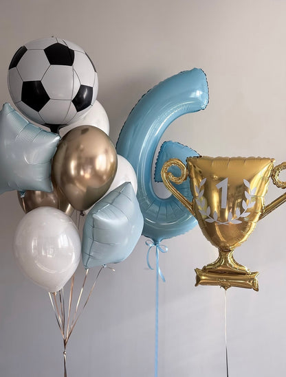 Soccer Star Balloon Bouquet