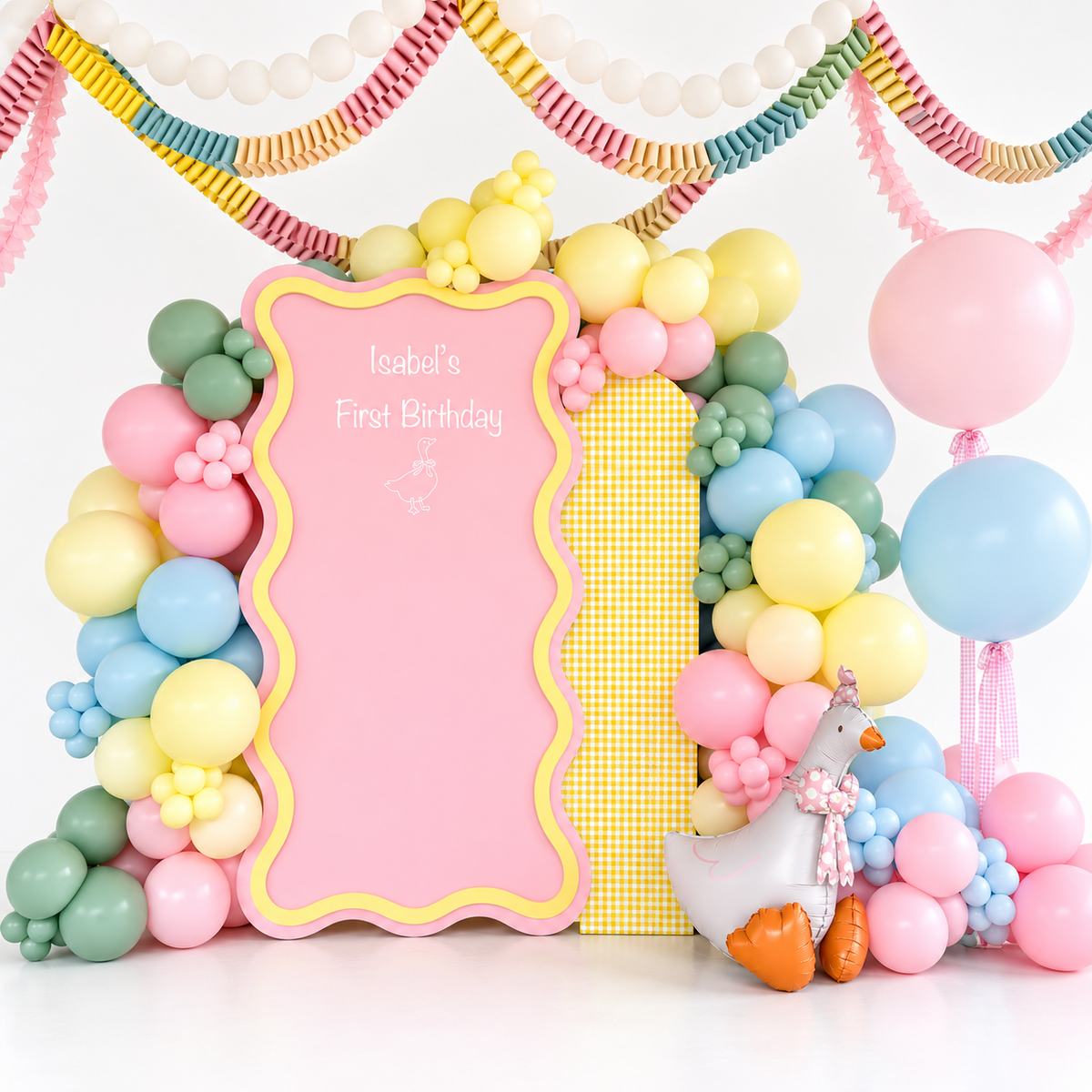 Sweet Goose Garden Balloon Backdrop
