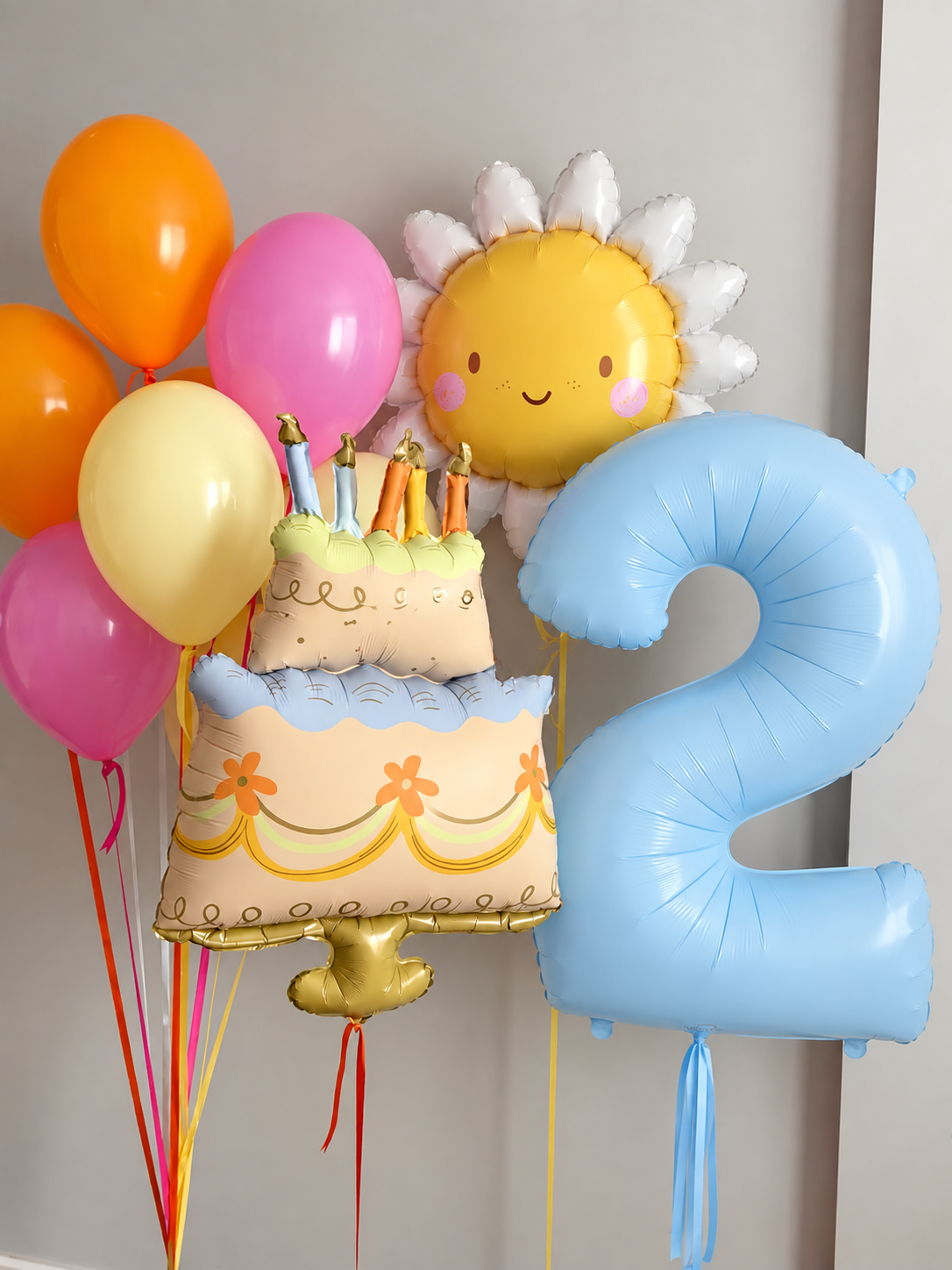 Sunshine Wishes Birthday Balloon Bouquet
