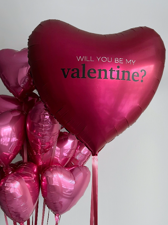 Will You Be My Valentine / Balloons Set