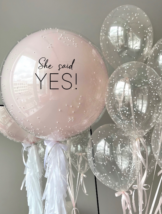 She Said YES! - Balloons Bouquet