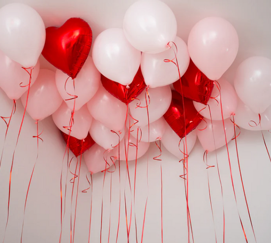 First Kiss Ceiling Balloons