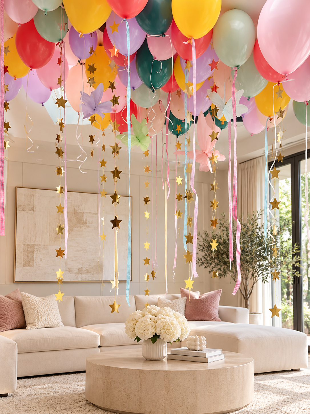 Enchanted Butterfly Ceiling Balloons