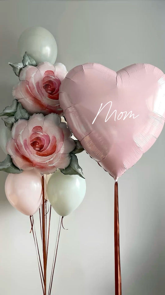 Blush Garden Mom Balloon Set