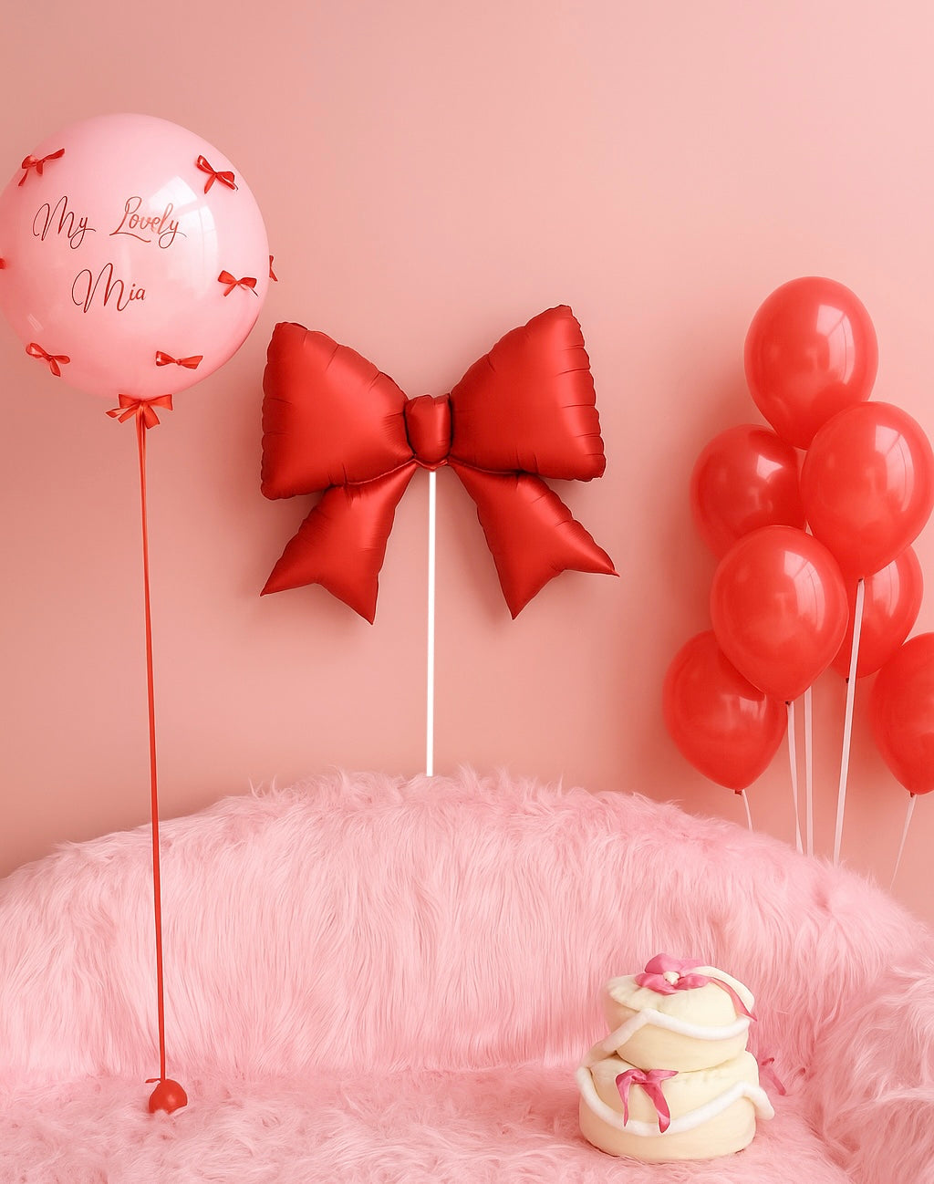 Sweet Bow Balloon Set