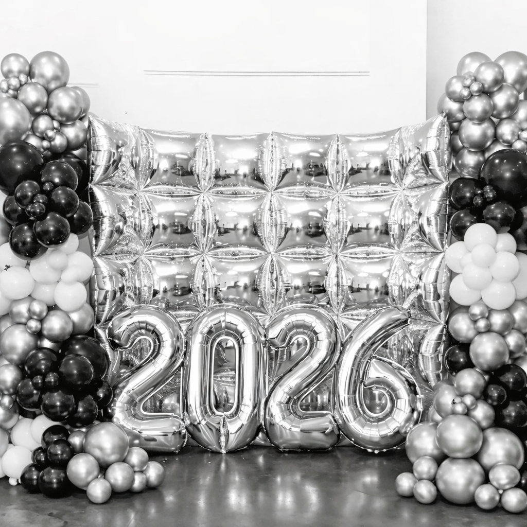 Square Silver Wall - Backdrop