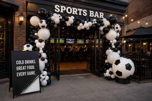 Soccer Fan Entrance - Balloon Garland