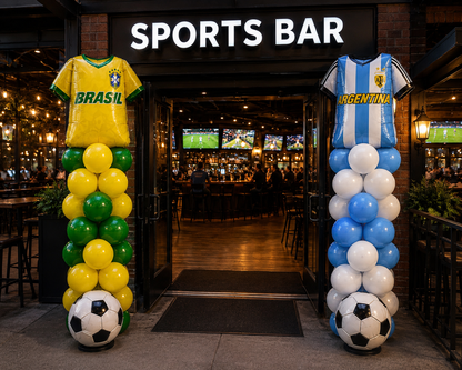 World Cup Team Jersey - Balloon Columns