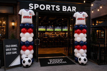 World Cup Team Jersey - Balloon Columns
