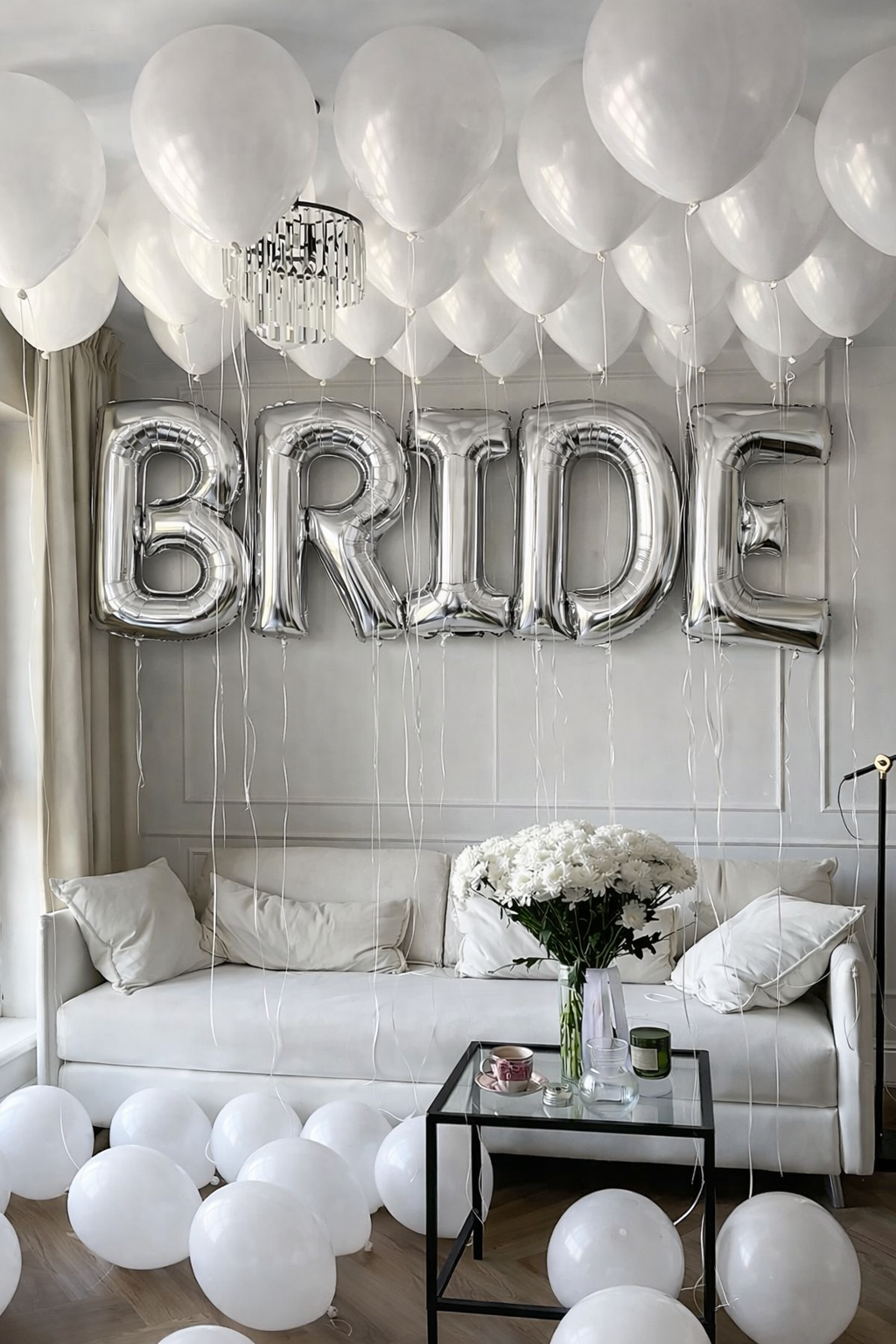 Bachelorette White Party Room Set