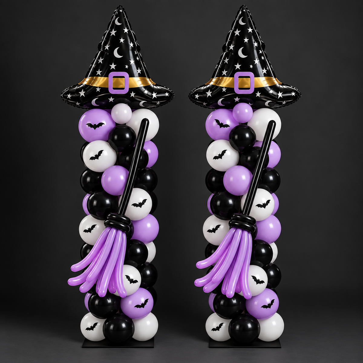 Witchy Duo Balloon Columns